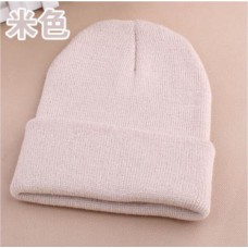Hombre&apos;s Mujer Beanie Knit Ski Cap Winter Warm Unisex Wool Hat Color Beige  eb-69866631